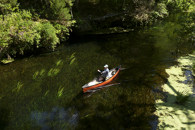 kayaker on river 